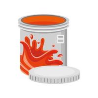 paint color bucket vector