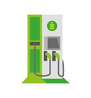 green station pump vector