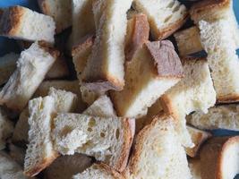 croutons of bread photo