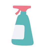 cleaning spray bottle vector