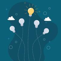 idea and think different vector
