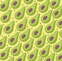 patrón de alimentos, rebanadas de aguacate diseño de fondo de nutrición fresca vector