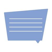 speech bubble, message text chat communication vector