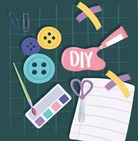 craft and diy project vector