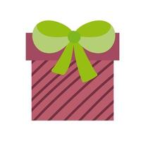 gift box celebration party icon white background vector