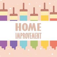 home improvement brushes vector