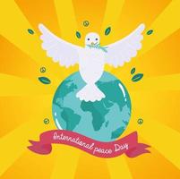 international peace, dove vector