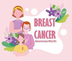 breast cancer awareness month vector