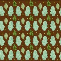 leaves foliage nature branch leaf, dots brown background vector