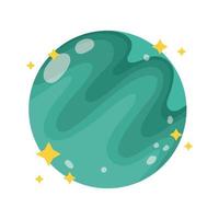 espacio planeta astronomía aventura galaxia dibujos animados estilo plano vector