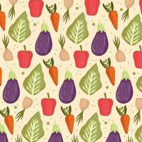 fondo verduras frescas vector