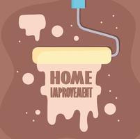 home improvement lettering vector