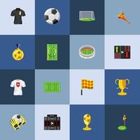 soccer sport set vector