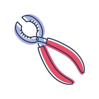 pliers tool icon vector