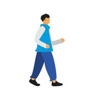 man walking activity vector