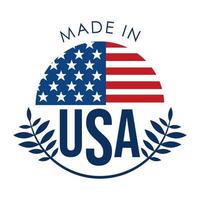 made in united states emblem vector