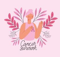 cancer survivor cartel vector