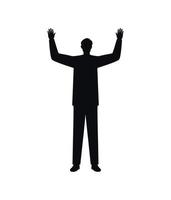 person silhouette representation vector