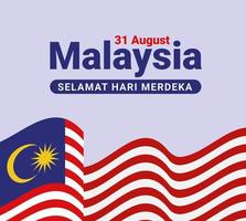 malaysia merdeka cartel vector