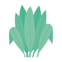 green leaves representation vector