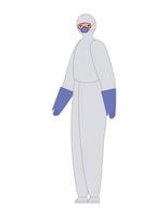 doctor en ppe vector