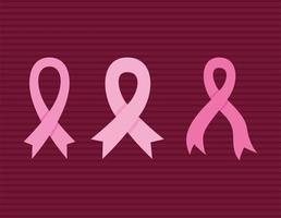 cancer ribbons designs vector