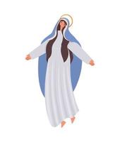 design of virgin mary vector