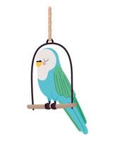 parakeet over swing vector