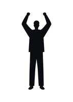 person silhouette design vector