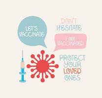 covid vaccine designs vector