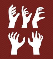 sexual violence hand pack vector