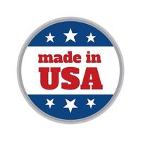 made in usa badge vector