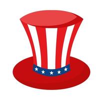 usa top hat vector