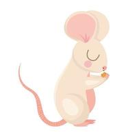 pretty mice design vector