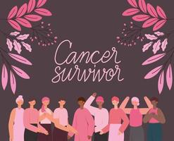 cartel of cancer survivor vector