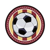emblema de futbol con vector