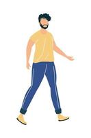 young faceless man standing vector