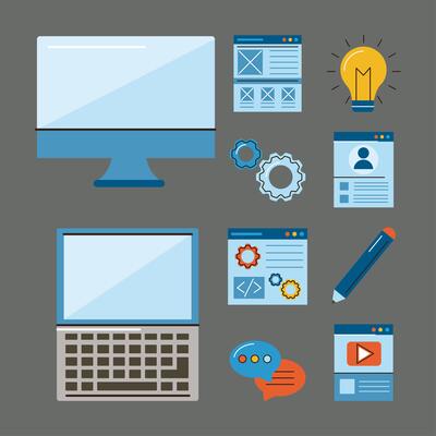ten web design icons