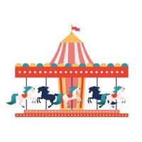 horses carousel amusement