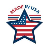 made in usa emblem vector