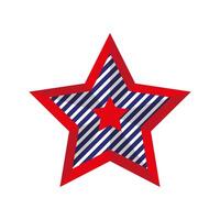 usa star emblem vector