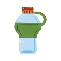 reusable bottle drink vector