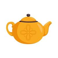 chinese teapot ceramic vector