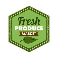 fresh produce market vector