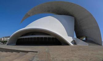 TENERIFE, SPAIN, AUGUST 31, 2013 - Auditorio de Tenerife in Tenerife, Spain. It was designed by architect Santiago Calatrava Valls and opened at September 26, 2003. photo