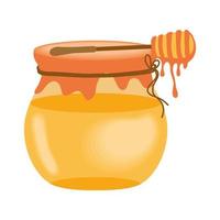 sweet honey jar vector