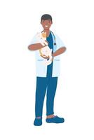 veterinary profession worker vector