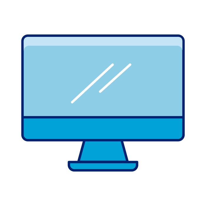 digital computer icon 3750410 Vector Art at Vecteezy