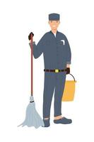 housekeeper profession worker vector