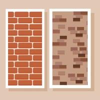 orange walls structures vector